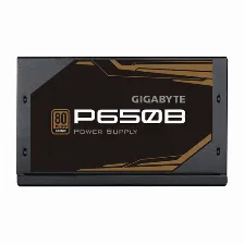 Fuente De Poder Gigabyte, 80plus Bronce, 650w, P650b, Cables Fijos, Negra