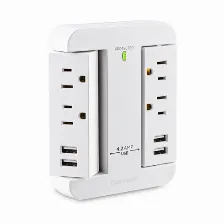 Supresor De Picos Cyberpower, 4xusb, 4 Contactos, 500 J, Blanco