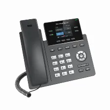 Telefono Ip 2 Lineas Sip, Pantalla A Color, Wifi Doble Banda, Vista Frontal Intercambiable, Firmware Dual, Gestion Centralizada, Audio Hd, 16 Teclas Blf, Soporta Poe