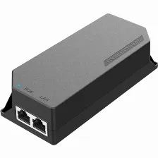 Adaptador Poe Grandstream Networks Gs-poe30w-mg, 2.5 Gigabit Ethernet, Negro, 100 - 240 V, 30 W, 0 - 45 °c