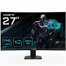 Monitor Gamer Gigabyte Gs27f 27 Pulgadas Fhd, 165hz, Ips, 1ms, 2xhdmi, 1xdp