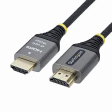 Cable Hdmi Startech.com V. 2.0, 2 M, 18 Gbit/s, Negro, Plata