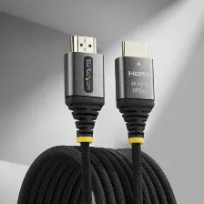 Cable Hdmi Startech.com V. 2.0, 3 M, 18 Gbit/s, Negro, Plata