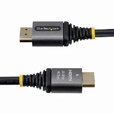 Cable Hdmi Startech.com V. 2.1, 0.3 M, 48 Gbit/s, Negro, Plata