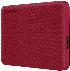 Disco Duro Externo Toshiba Canvio Advance 2 Tb, Micro-usb B 2.0/3.2 Gen 1 (3.1 Gen 1), Rojo