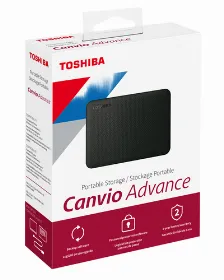 Disco Duro Externo Toshiba Canvio Advance 2 Tb, Micro-usb B 2.0/3.2 Gen 1 (3.1 Gen 1), Rojo