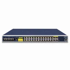 Switch Planet Igs-6325-24p4s Gestionado, L3, Rj-45 24, Gigabit Ethernet (10/100/1000), 24 Poe, 1u, Azul