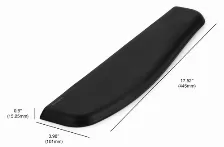 Descansa Munecas Kensington K52799ww, 44.5 X 1.5 X 10 Cm, Negro