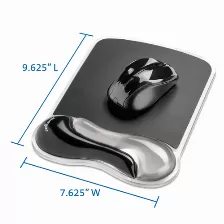 Mousepad Kensington Apoya Muñecas, 193.7 Mm, 244.5 Mm, Negro, Gris