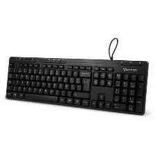Teclado Vorago Kb-202 Alambrico, Usb, Multimedia, Negro