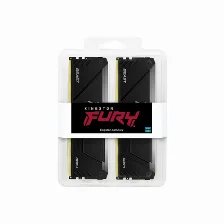 Memoria Ram Kingston Fury Beast Rgb 16gb 2x8gb 3600mhz Ddr4, Cl 17