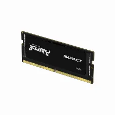 Memoria Ram Kingston Fury Impact Black, So-dimm, 8gb, Ddr5, 4800mhz, Cl38, 262-pin, Xmp Open Box