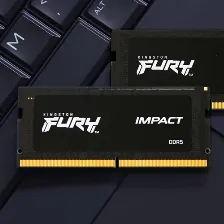 Memoria Ram Kingston Fury Impact Black, So-dimm, 8gb, Ddr5, 4800mhz, Cl38, 262-pin, Xmp Open Box