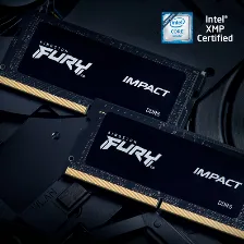 Memoria Ram Kingston Fury Impact Black, So-dimm, 8gb, Ddr5, 4800mhz, Cl38, 262-pin, Xmp Open Box
