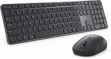 Kit Teclado Y Mouse Dell Pro 7 Slim Km726 Interruptor De Llave De Tijera, Inalámbrico, Usb Tipo A, 6000 Dpi, Negro