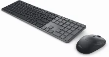 Kit Teclado Y Mouse Dell Pro 7 Slim Km726 Interruptor De Llave De Tijera, Inalámbrico, Usb Tipo A, 6000 Dpi, Negro