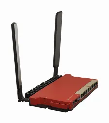Ruteador Inalámbrico Mikrotik L009uigs-2haxd-in Wi-fi 6 (802.11ax), 8 Rj-45, 574 Mbit/s, Rojo