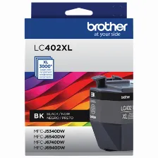 Cartucho De Tinta Brother Lc402xlbks Original, Negro, Alto Rendimiento (xl)