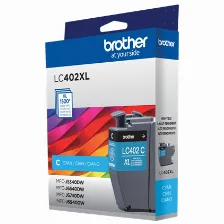 Cartucho De Tinta Brother Lc402xlcs Original, Cian, Alto Rendimiento (xl)