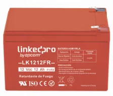 Bateria Linkedpro Lk1212fr Sealed Lead Acid (vrla), 12 V, 12000 Mah, Rojo
