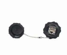 Acoplador Industrial Rj45-rj45 Categora­a 6 Blindado Ip67 (waterproof)