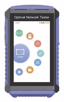 Mini Otdr Touch Para Pruebas En Enlaces Fibra A?ptica Activos (prueba De Fibra Viva) / Longitud De Onda En 1625nm / Integra Funcia?n Opm / Integra Funcia?n Vfl 5mw / Mapeo De Cables Rj45 / Recargab...