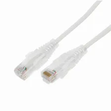 Cable De Parcheo Slim Utp Cat6a - 2 M Blanco, Dia?metro Reducido (28 Awg)