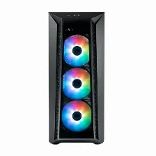 Gabinete Cooler Master Mb520 Argb, Ventana Lateral, 4x Ventiladores 120mm, Negro