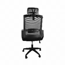 Silla Gerencial Modamob Iris, Respaldo Y Cabecera De Malla, Piston De Altura, Reposabrazos, Soporte Espalda, Granel (sin Caja)