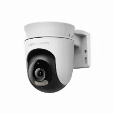 Cámara Ip Mercusys Mc500 Foco, Wifi, Microsd, Exterior, Ip65, Negro, Blanco