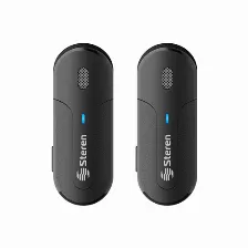 Micrófono Steren Mic-9050 32 Khz, Inalámbrico, Rf, Negro