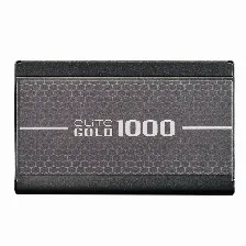 Fuente De Poder Cooler Master Elite Gold 1000, 1000w, Mpx-a005-afag-bus, 80 Plus Gold Atx, Modular, 24-pin Atx,