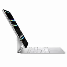 Teclado Inalámbrico Apple Magic Keyboard Para El Ipad Pro De 13 Pulgadas (m4) - Español (américa Latina) - Blanco, Qwerty, Español, Trackpad, Interruptor De Llave De Tijera, 1 Mm, Apple