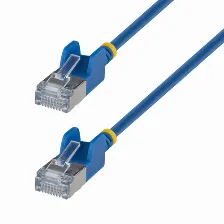Patchcord Startech.com Cat6a, 2 M, U/ftp (stp), Azul