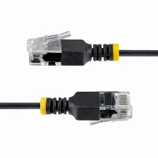 Patchcord Startech.com Cat6a, 1 M, U/utp (utp), Negro