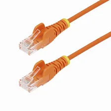 Patchcord Startech.com Cat6, 0.5 M, U/utp (utp), Naranja