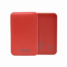 Power Bank Necnon Npw-05fb 5000 Mah, Universal, Usb, Rojo