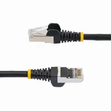 Patchcord Startech.com Nlbk-100f-6a-patch Cat6a, 30.5 M, S/ftp (s-stp), Negro