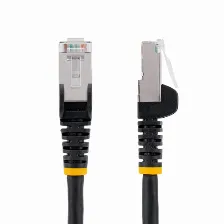 Patchcord Startech.com Nlbk-1f-cat6a-patch Cat6a, 0.305 M, S/ftp (s-stp), Negro