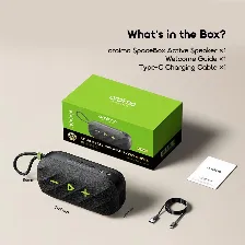 Bocina Inalambrica Oraimo Spacebox Active Obs-680, 25w, Resistente Al Agua, Hasta 14 Horas , Negro