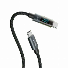 Cable Oraimo Gigiline Ocd-175cc, 100w, Usb-c A Usb-c, 1.2m, Carga Rapida, Negro