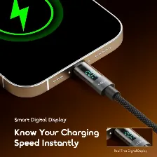 Cable Oraimo Gigiline Ocd-175cc, 100w, Usb-c A Usb-c, 1.2m, Carga Rapida, Negro