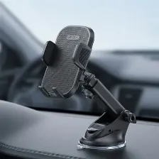 Soporte Para Automovil Oraimo Hydra 4, Ajustable 55-95 Milimetros, Rotacion 360 Grados, Succion Resistente 75 Grados Celsius, Operacion Una Mano