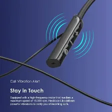 Audifonos De Cuello Inalambricos Oraimo Necklace Lite, Bluetooth 5.3, 30 Horas, Ipx4, Microfono Con Enc, Conexion Dual, Bajos Potentes, Negro