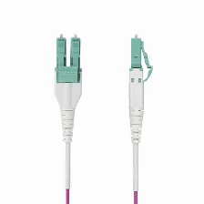 Cable Startech.com 3 M, Fibra Om4, Lc, Lc, 100 Gbit/s, Violeta