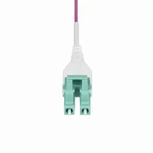 Cable Startech.com 3 M, Fibra Om4, Lc, Lc, 100 Gbit/s, Violeta