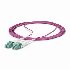 Cable Startech.com 3 M, Fibra Om4, Lc, Lc, 100 Gbit/s, Violeta