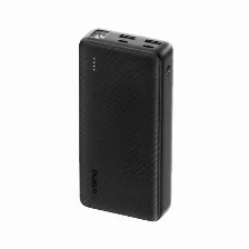 Power Bank Oraimo Traveler 15 20000 Mah, Carga Rapida 15w, Doble Usb-a, Tipo C, Entradas Duales, Linterna Led, Negro.