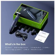 Kit De Aseo Personal Oraimo Smartgroomingkit, Ip67, Bateria 500mah, 5w, Carga Tipo C, Uso Humedo/seco, Cuchillas Acero Inoxidable, Negro.