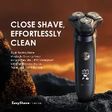 Afeitadora Electrica Oraimo Easyshave, Dual Floating Blades, Uso Seco Y Humedo, Bateria 60 Minutos, Carga Usb-c, Display Led
